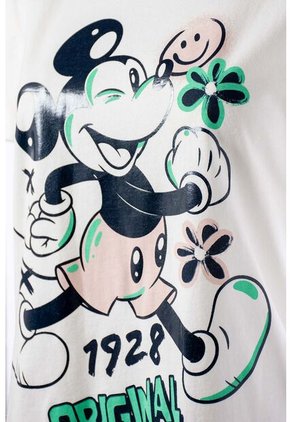 Camiseta De Mickey Mouse Relax Fit Para Mujer XS