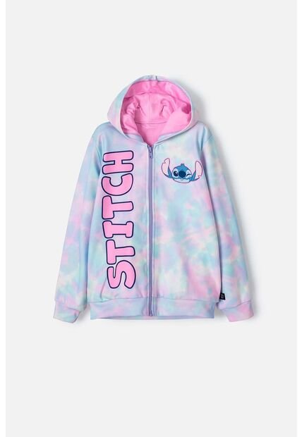 Buzo De Stitch Abierto Multicolor Para Niña 10