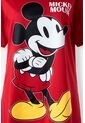 Pijama De Mickey Mouse Tipo Batola Roja Para Mujer L de Disney
