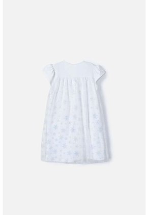 Pijama De Frozen Tipo Batola Con Tull Blanco Para Niña 10