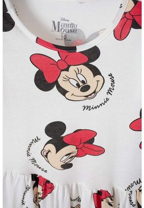 Vestido De Minnie Mouse Marfil Para Niña 2T A 5T 3T