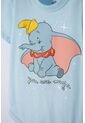 Body De Dumbo Manga Corta Azul Para Bebé Niña 9-12 de Disney