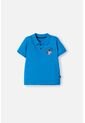 Camiseta Tipo Polo De Mickey Mouse Azul Tipo Polo Para Niño 2T A 5T 4T de Disney