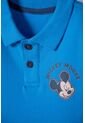 Camiseta Tipo Polo De Mickey Mouse Azul Tipo Polo Para Niño 2T A 5T 4T de Disney