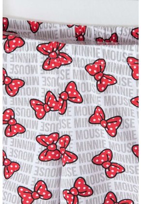 Pijama De Minnie Mouse Manga Corta Multicolor Para Niña 12