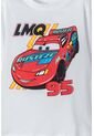 Camiseta De Cars Manga Corta Blanca Para Niño 2T A 5T 4T de Disney