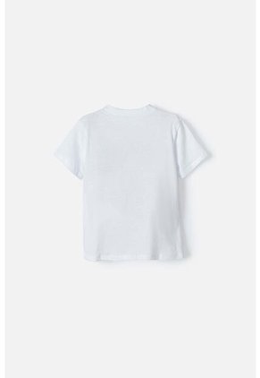 Camiseta De Cars Manga Corta Blanca Para Niño 2T A 5T 4T