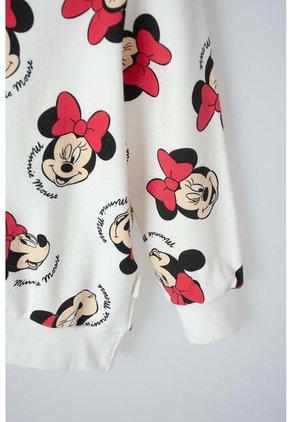 Conjunto De Minnie Mouse Con Cordón Marfil Para Niña 2T A 5T 2T