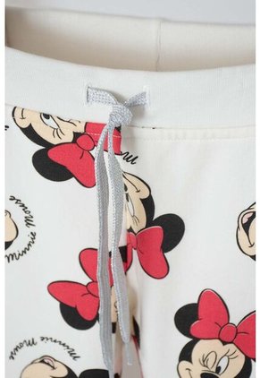 Conjunto De Minnie Mouse Con Cordón Marfil Para Niña 2T A 5T 2T