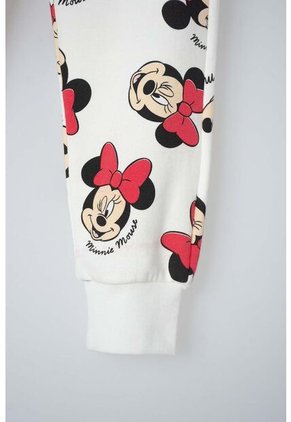 Conjunto De Minnie Mouse Con Cordón Marfil Para Niña 2T A 5T 2T