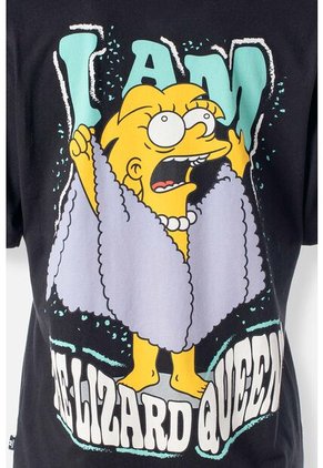 Camiseta De Los Simpsons Regular Fit Para Mujer XS