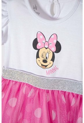 Vestido De Minnie Mouse Con Bolero Multicolor Para Bebé Niña. 18-24