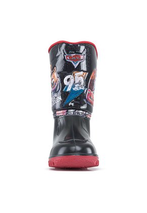 Botas De Lluvia Cars Sedna Negro-Roj Para Niño Disney