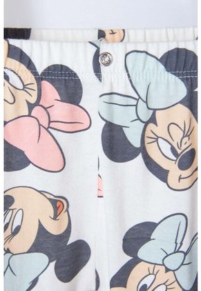 Pijama De Minnie Mouse Multicolor Con Pantalón Largo Para Bebé Niña 6-9