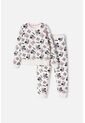 Conjunto De Minnie Mouse Con Buzo Marfil Para Niña 10 de Disney