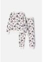 Conjunto De Minnie Mouse Con Buzo Marfil Para Niña 10 de Disney
