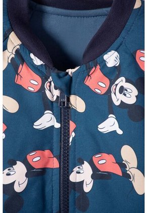 Chaqueta De Mickey Mouse Con Cierre Azul Para Bebé Niño 3-6
