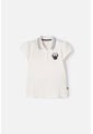 Camiseta Tipo Polo Minnie Mouse Marfil Para Niña 8 de Disney