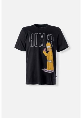 Camiseta De Los Simpsons Regular Fit Para Hombre Disney