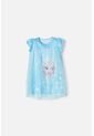 Pijama De Frozen Tipo Batola Azul Para Niña 2T A 5T 4T de Disney