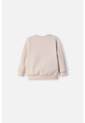 Buzo De Mickey Mouse Caqui Estampado En Frente Para Bebé Niño 3-6