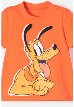 Conjunto De Pluto Pantalón Largo Naranja Para Bebé Niño 3-6