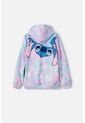 Buzo De Stitch Abierto Multicolor Para Niña 12 de Disney