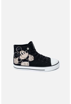 Tenis De Mickey Mouse Negro Para Mujer 35