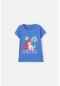 Camiseta De La Sirenita Manga Corta Morada Para Niña 12 de Disney