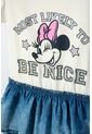 Vestido De Minnie Mouse Marfil De Falda Con Boleros Para Niña 10 de Disney