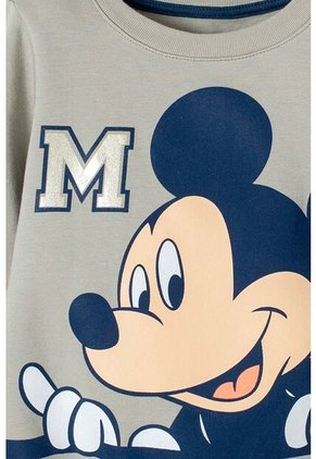 Buzo De Mickey Mouse Cerrado Verde Oliva Para Niño 2T A 5T 5T
