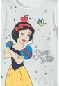 Camiseta De Blancanieves Marfil Estampada En Frente Para Niña 2T A 5T 4T de Disney