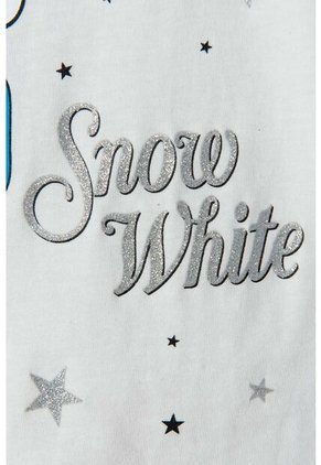 Camiseta De Blancanieves Marfil Estampada En Frente Para Niña 2T A 5T 4T