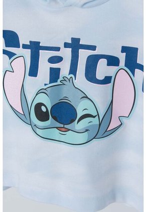 Conjunto De Lilo Y Stitch Azul De Pantalón Largo Para Niña 12