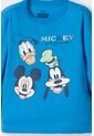 Pijama De Mickey Mouse Azul Manga Larga Para Niño 2T A 5T 2T de Disney