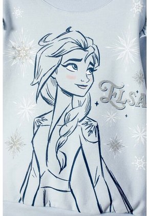 Buzo De Frozen Cerrado Azul Para Niña 2T A 6T 4T