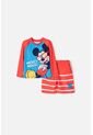 Conjunto De Baño De Mickey Mouse Manga Larga Multicolor Para Niño 2T A 6T 2T de Disney