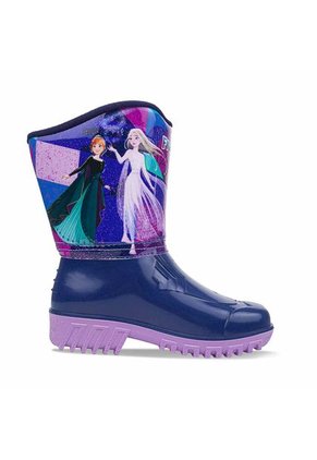 Botas De Lluvia Frozen Yurem Azul Para Niña Disney
