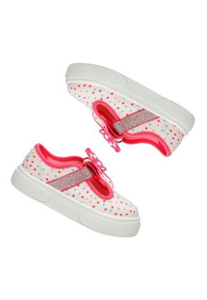 Baletas Blanco-Fucsia Licenses Disney Hortensia L Niña