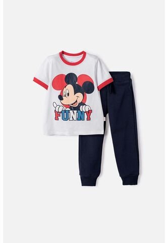 Conjunto De Mickey Mouse Con Pantalón Largo Multicolor Para Niño 2T A 6T 3T Disney