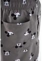 Pantaloneta De Baño De Mickey Mouse Verde Militar Con Bolsillo Para Hombre XL de Disney