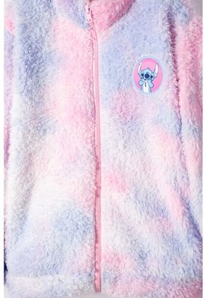 Buzo De Stitch Con Cierre Multicolor Para Niña 10