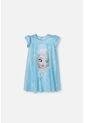 Pijama De Frozen Azul Tipo Batola Para Niña 2T A 5T 2T de Disney