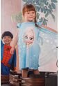 Pijama De Frozen Azul Tipo Batola Para Niña 2T A 5T 2T de Disney