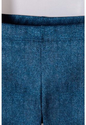 Conjunto De Stitch Blanco Y Azul Con Camiseta Manga Corta Para Niña 2T A 5T 5T