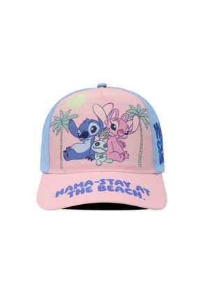 Gorra Lilo & Stitch Disney Original SKM-003 Niño Nama-stay At The Beach Rosa/azul