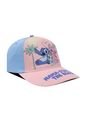 Gorra Lilo & Stitch Disney Original SKM-003 Niño Nama-stay At The Beach Rosa/azul de Disney