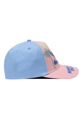 Gorra Lilo & Stitch Disney Original SKM-003 Niño Nama-stay At The Beach Rosa/azul