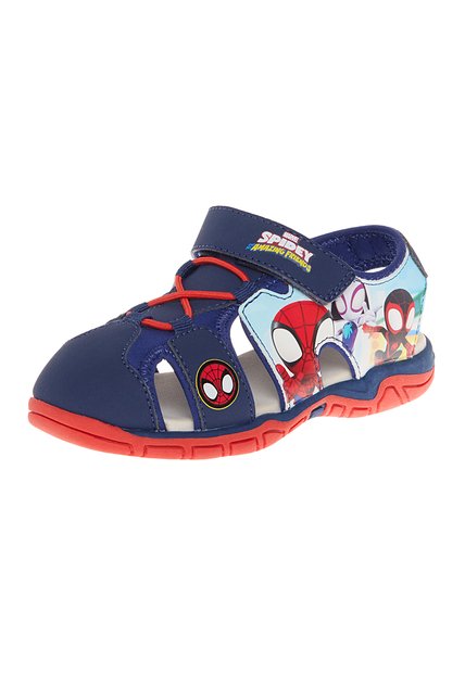Sandalias Con Diseño De Spiderman Para Niño Pequeño Azul Oscuro Disney 210124