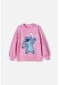 Buzo De Lilo Y Stitch Rosado De Cuello Redondo Para Niña 8 de Disney
